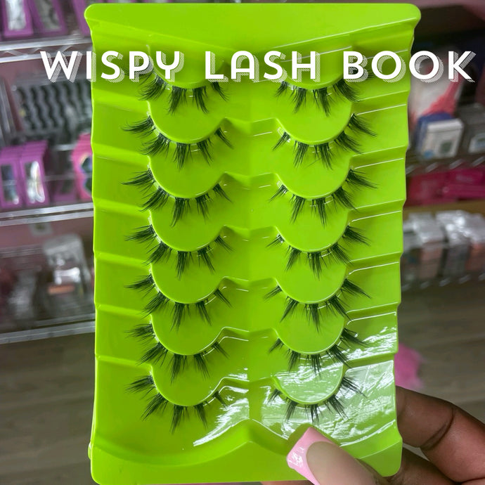 Wispy Lash Books - 3 Styles