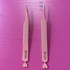 Valentine's Heart-Shaped Tweezer Set