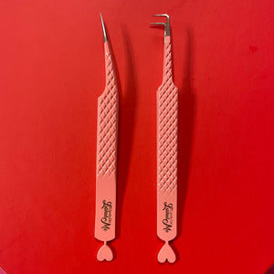 Valentine's Heart-Shaped Tweezer Set