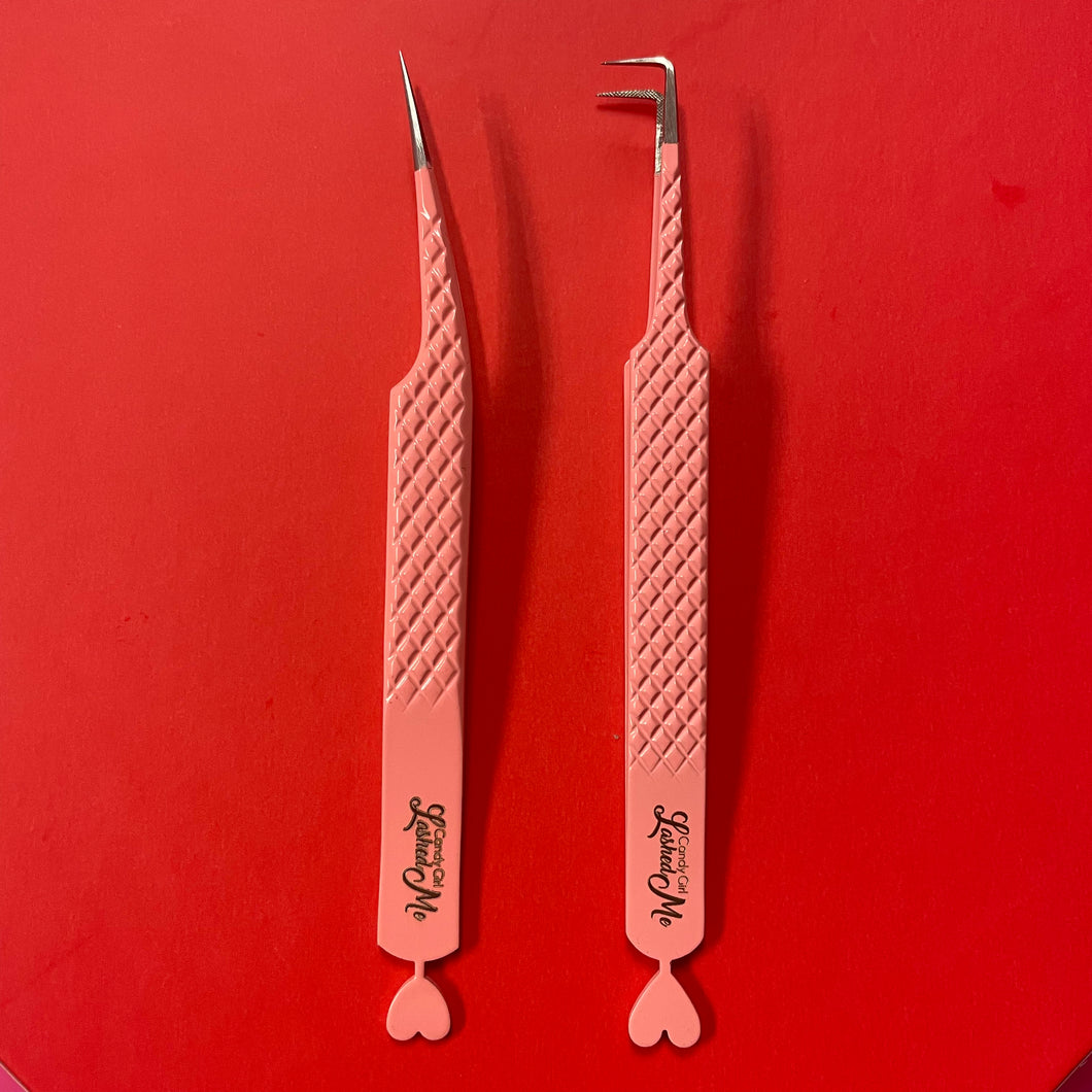 Valentine's Heart-Shaped Tweezer Set