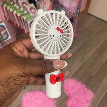 Load image into Gallery viewer, Hello Kitty Mini Fan