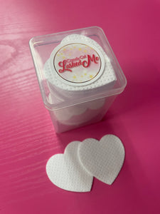 Heart Adhesive Wipes White