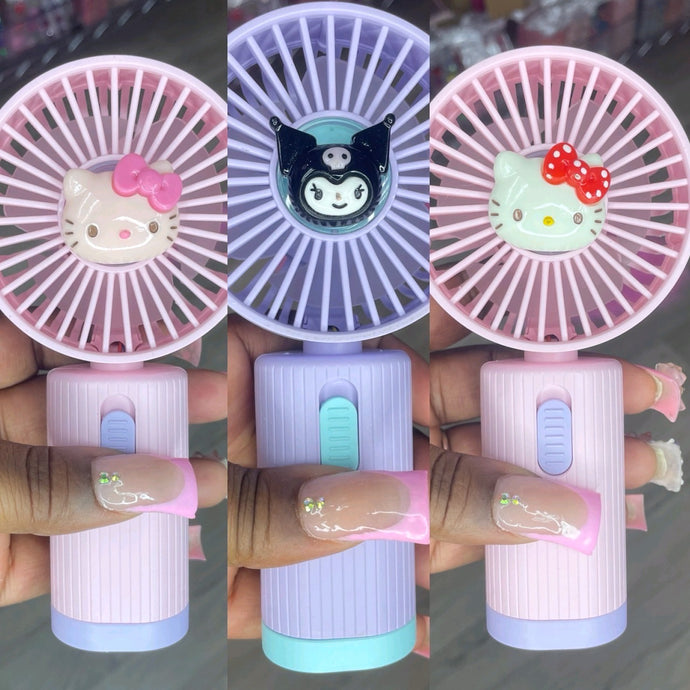 Kawaii Fan - Hello Kitty & Kuromi