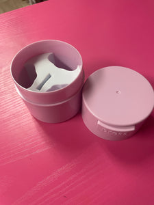 Pink Adhesive Container