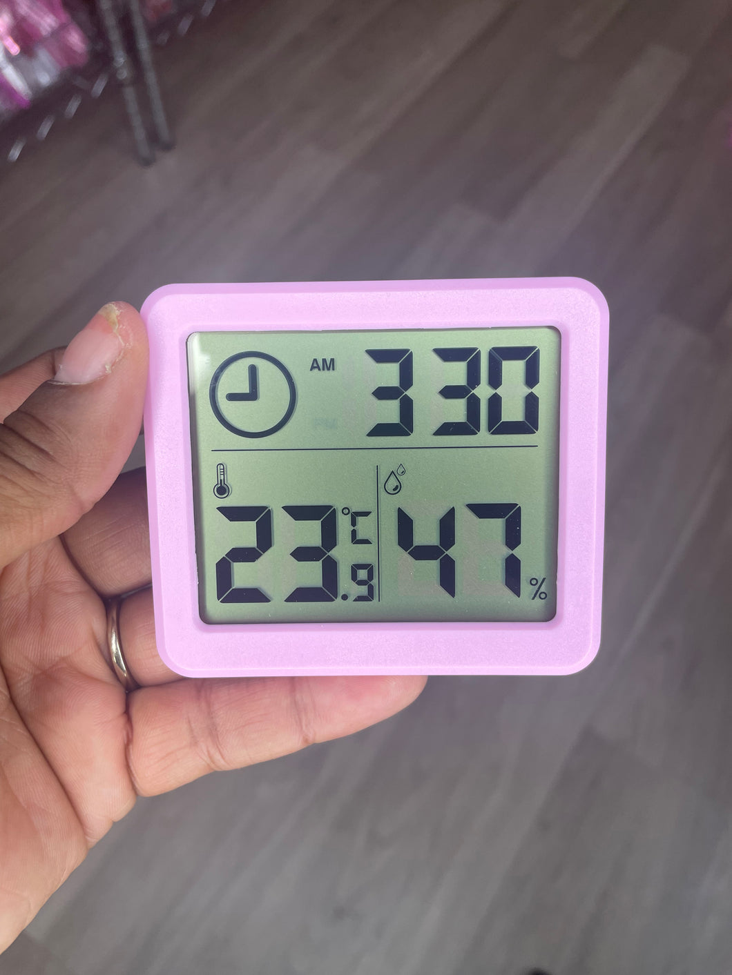 Pink Hygrometer