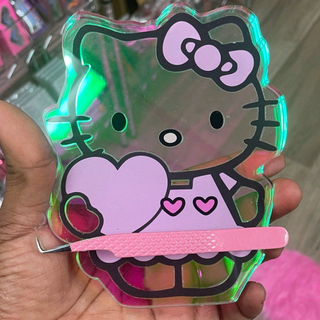 Clear Hello Kitty Heart Lash Pallet